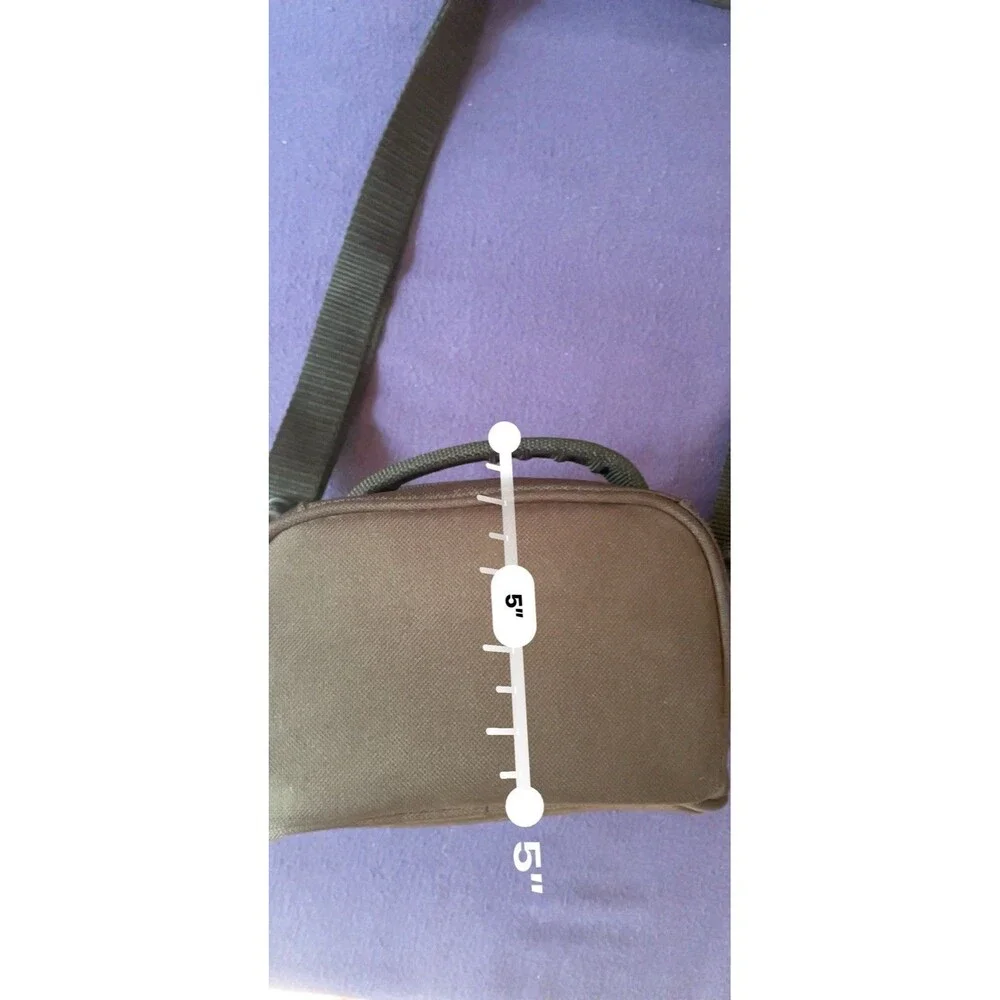 Sony Vintage Camera Bag Crossbody Case CS-V15 Green Grey Light Use Small